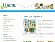 Tablet Screenshot of maravillasoftware.com